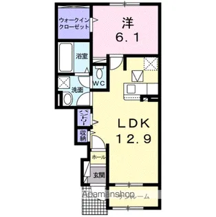 フィオーレ【1階】の間取り