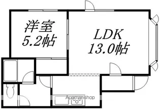 ボニールーム日吉【101号室】の間取り