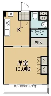 ビレッタ静岡【2階】の間取り