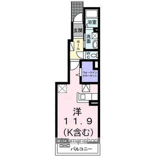 デスターレーTⅡ【1階】の間取り