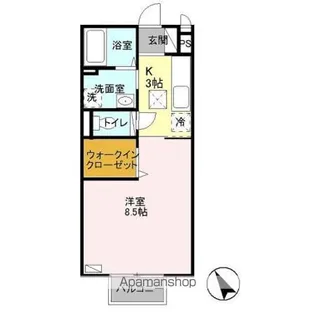 グランドール【1階】の間取り