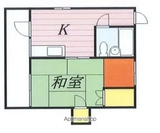 メゾンド原宿【1階】の間取り