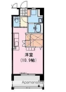 クロスワイズ神宮外苑 ウエスト【702号室】の間取り
