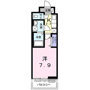 ブリーズ・セイバリー【2階】の間取り