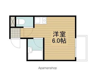 プチプルージュマンション【4階】の間取り