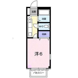 アヴニール柏井【2階】の間取り
