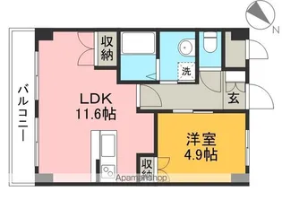 セゾン・コアTN(仲田町)【1階】の間取り