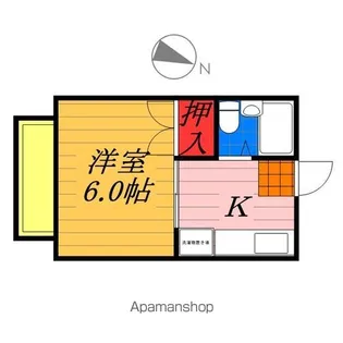 エステートピアWINS【2階】の間取り