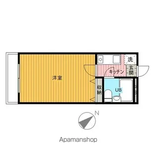 ドミールYAGI【203号室】の間取り