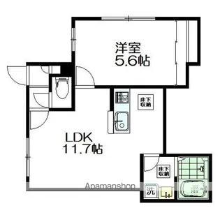 LICHT EGOTA(リヒドエゴタ)【102号室】の間取り