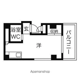 小塩マンション【4A号室】の間取り