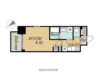 アデグランツ上前津【3階】の間取り