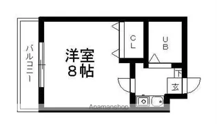 ダイヤビル矢田【4階】の間取り