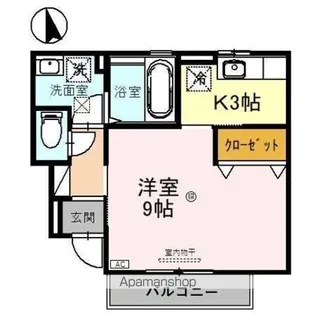 デコール【1階】の間取り