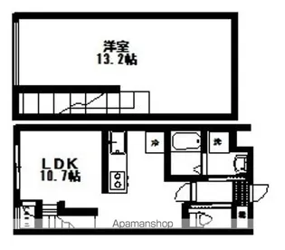 フェリシダ八幡【4階】の間取り