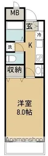 グランビアタムラ C【303号室】の間取り