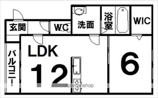 RUBYⅥ【202号室】の間取り