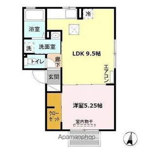 グランモアT・D【1階】の間取り