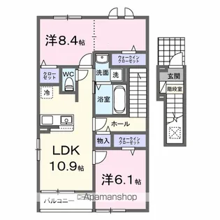 JO TOWN Ⅲ【2階】の間取り