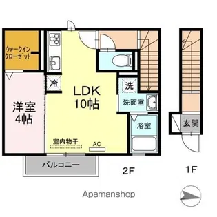 セジュールMNH【2階】の間取り