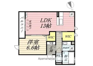 プランドールコート【3階】の間取り