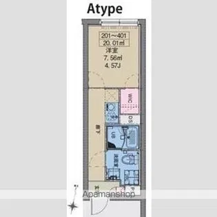 MAXIV CITY八幡山【3階】の間取り
