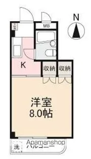 白川ハイツ【2階】の間取り