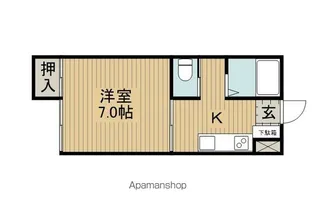 フジコーポ【1階】の間取り