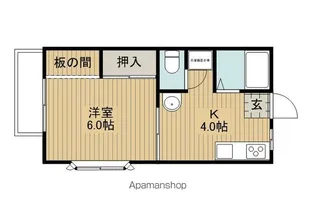 コーポエイトA【201号室】の間取り