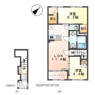 エクステンド・H【2階】の間取り