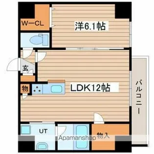 LUCY HOUSE Ⅱ【405号室】の間取り