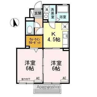 エントピア・S【1階】の間取り