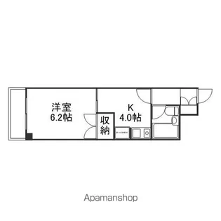 ダイアパレス小松【203号室】の間取り