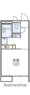 レオパレスEST【202号室】の間取り