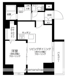 CREVISTA元浅草【4階】の間取り