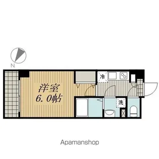 リライア阪東橋SOUTH【6階】の間取り