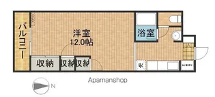 ベルハウス【304号室】の間取り
