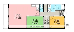 ベルトピア新居浜【9階】の間取り