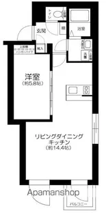 ル二日本橋【1階】の間取り