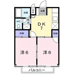 アーバンステートⅠ【2階】の間取り