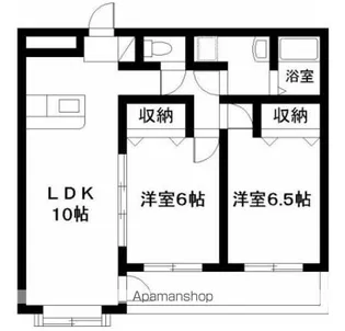 リージェントマンション【106号室】の間取り