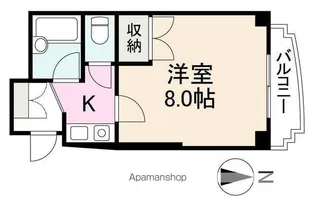 ディエス西宝町【4階】の間取り