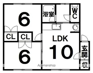 LEGEND (レジェンド)【102号室】の間取り