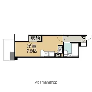 ライオンズステーションプラザ盛岡【407号室】の間取り