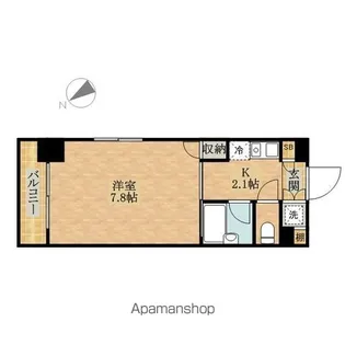 ヴェルステージ関内【4階】の間取り
