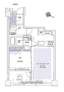 KDXレジデンス横濱紅葉坂【1階】の間取り