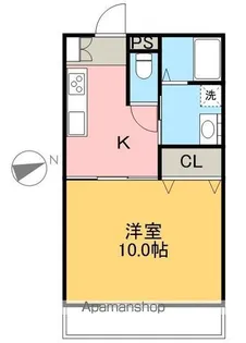 アテナ【206号室】の間取り