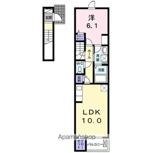 ブリッサ【2階】の間取り