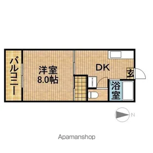 エスポワール【2階】の間取り