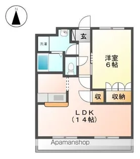 フォレスターアオエ【101号室】の間取り